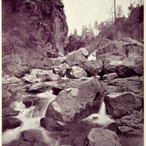 1894 Print North Fork Falls Humboldt County County California Landscape YOC2 View