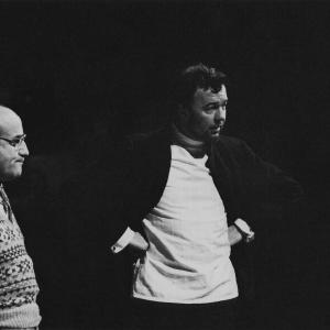 Warren Mitchell; Sir Peter Hall Greetings Card Top Quality Cheap Pice