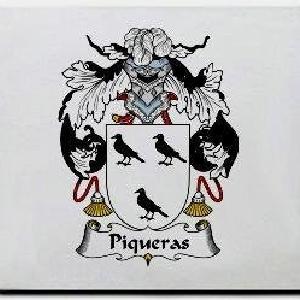 Piqueras Family Shield / Coat Of Arms Mouse Pad Discount Cost