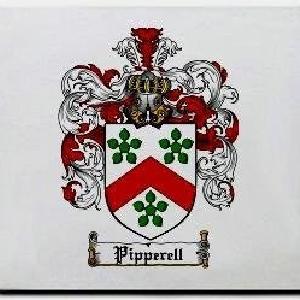 Pipperell Family Shield / Coat Of Arms Mouse Pad Quality Free Shipping Low Pice