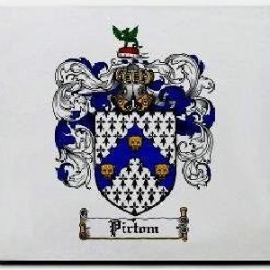 Pirtom Family Shield / Coat Of Arms Mouse Pad Visit New