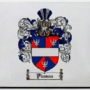 Pinson Family Shield / Coat Of Arms Mouse Pad Outlet Sale Online