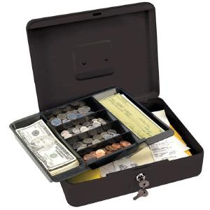 Master Lock 7111D Locking Cash Box, Black Outlet 2025 Unisex