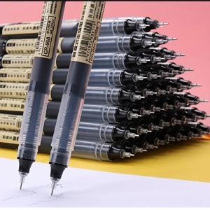10Pcs/set High Quality Needle Type Gel Pens Straight Liquid Ballpoint Pen Kawaii Stationery School Office Supplies Writing Cheap Sale With Mastercard