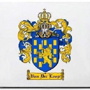 Van-der-loop Family Shield / Coat Of Arms Mouse Pad Cheap Sale Brand New Unisex