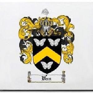 Van Family Shield / Coat Of Arms Mouse Pad Free Shipping Low Pice