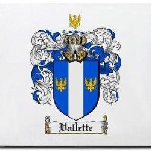 Vallette Family Shield / Coat Of Arms Mouse Pad Free Shipping Finishline