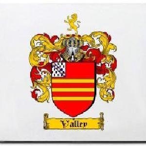 Valley Family Shield / Coat Of Arms Mouse Pad Marketable For Sale