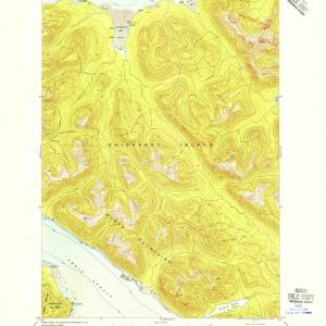 1951 Sitka, AK - Alaska - USGS Topographic Map v4 Online For Sale