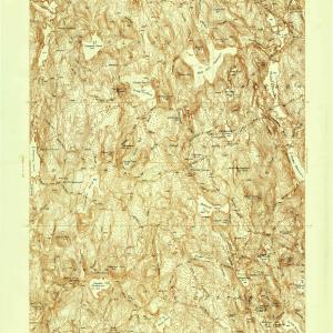 1937 Paxton, MA - Massachusetts - USGS Topographic Map For Nice Cheap Online