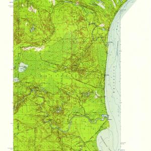 1951 Shelldrake, MI - Michigan - USGS Topographic Map v2 Free Shipping Fashion Style