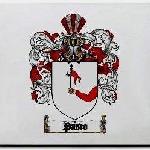 Pasco Family Shield / Coat Of Arms Mouse Pad Quality From China Wholesale