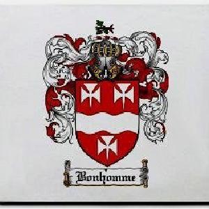 Bonhomme Family Shield / Coat Of Arms Mouse Pad 2025 New