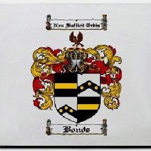 Bonds Family Shield / Coat Of Arms Mouse Pad Sale Enjoy