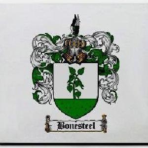 Bonesteel Family Shield / Coat Of Arms Mouse Pad In China Online