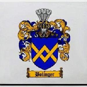 Bolinger Family Shield / Coat Of Arms Mouse Pad Fast Delivery For Sale
