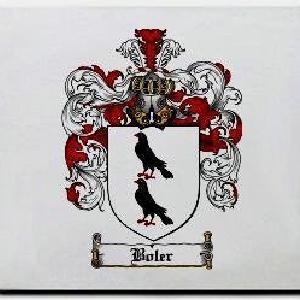 Boler Family Shield / Coat Of Arms Mouse Pad Clearance Free Shipping