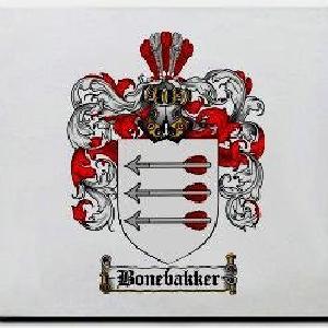 Bonebakker Family Shield / Coat Of Arms Mouse Pad Sale Manchester Great Sale