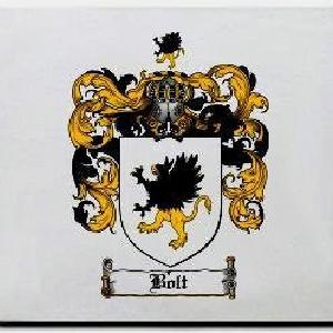 Bolt Family Shield / Coat Of Arms Mouse Pad Countdown Package Cheap Pice