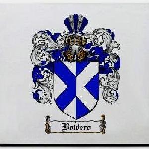 Boldero Family Shield / Coat Of Arms Mouse Pad Cheap With Paypal