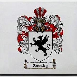 Causley Family Shield / Coat Of Arms Mouse Pad Finishline