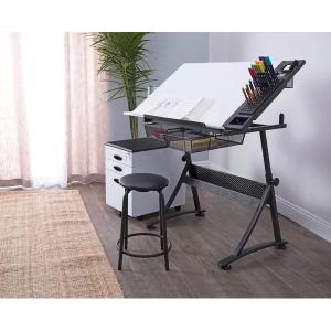 Crase Height Adjustable Drafting Table and Chair Set Sale Outlet