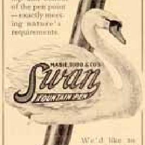 1907 Ad Writing Antique Swan Fountain Pen Mabie Todd - ORIGINAL ADVERTISING SP4 Cheap Good Selling