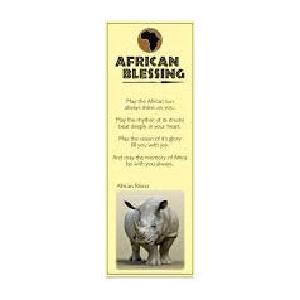 African Hut Bookmark with Rhino Picture 5g Outlet Find Great