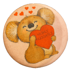 Vintage 80s Hallmark Cards Highly Huggable Koala Bear Pin Buy Cheap Inexpensive