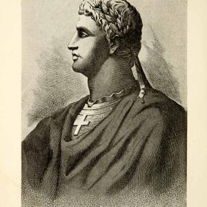 1900 Print Constantine Great Emperor Profile Famous Ruler Portrait XGFD7 Original Cheap Online