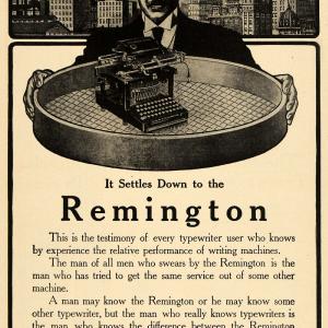 1907 Ad Remington Typewriter City Office Writing Typist - ORIGINAL TW3 Outlet Cheap Authentic