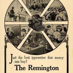 1907 Ad Remington Typewriter Office Secretary Lawyer - ORIGINAL ADVERTISING TW3 Fast Delivery Sale Online