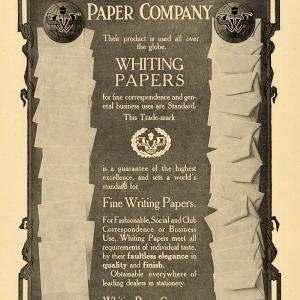1907 Ad Whiting Writing Paper Business Correspondence - ORIGINAL TIN4 Clearance With Mastercard