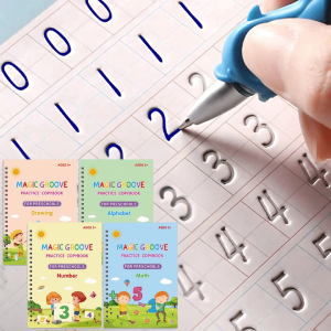MagicGroove Tracing Book: Reusable Handwriting Practice with Disappearing Ink & Grooves Outlet Buy