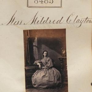 (Frances) Mildred Clayton ('Miss Mildred Clayton') Greetings Card Free Shipping Best Place