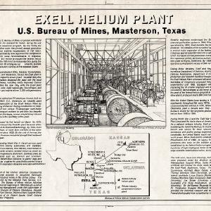 Blueprint Excell Helium Plant - U.S. Bureau of Mines, Helium Plants, Exell Helium Plant, Highway 287N, Masterson, Moore County, TX Cheap Very Cheap