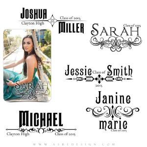 Word Art Collection - Customizable - Senior Banners Browse Cheap Online