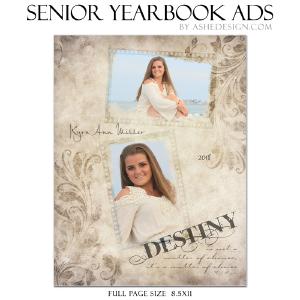 Yearbook Ad Designs - Destiny Visit New Online