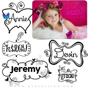 Word Art Collection - Customizable - Kid Doodles Free Shipping Big Discount