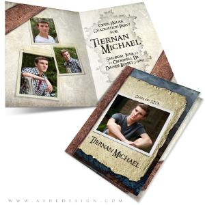5x7 Folded Card Design - Tiernan Michael Visa Payment For Sale