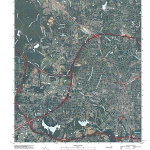 2010 Raleigh, NC - North Carolina - USGS Topographic Map v2 Free Shipping 100% Original