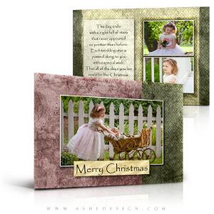 5x7 Flat Christmas Card - Pear Berry Clearance Free Shipping