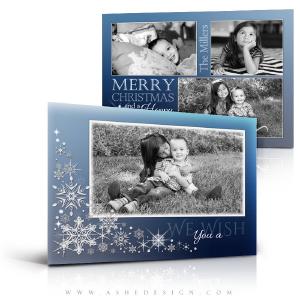 5x7 Flat Christmas Card - Let It Snow Cheap Pices Authentic