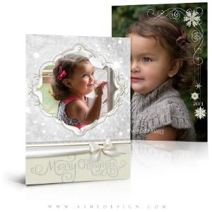 5x7 Flat Christmas Card - Snow Babies Sale Top Quality