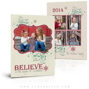5x7 Flat Christmas Card - Christmas Magic Exclusive Online