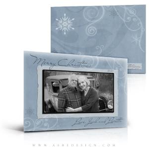 5x7 Flat Christmas Card - Frosted Clearance Supply