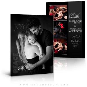 5x7 Flat Christmas Card - Sculpting Words Free Shipping Low Pice Fee Shipping