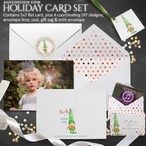 5x7 Flat Christmas Card Set - Santa, I Know HIm Pay With Paypal Cheap Pice