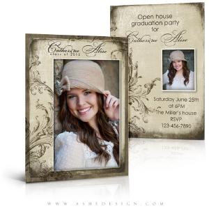 5x7 Flat Graduation Card - Catherine Alise For Sale Online