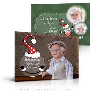 5x7 Flat Christmas Card - Peppermint Santa Perfect Cheap Online